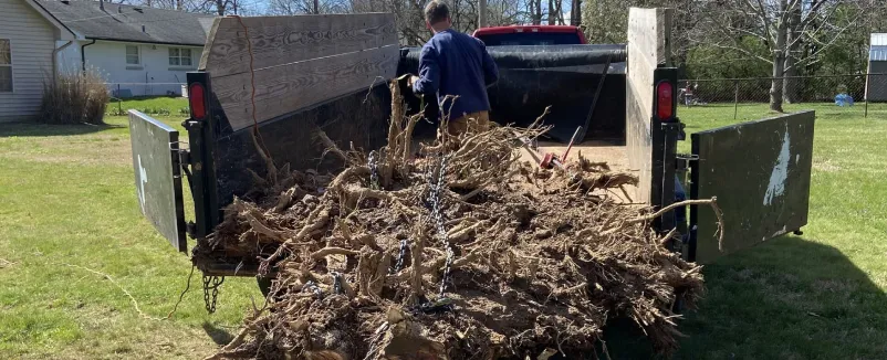 service dump trailer junk removal harrodsburg ky Dump Trailer Service by Jamie's Stump Grinding in Harrodsburg KY